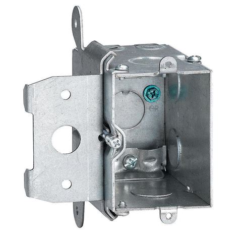 metal electrical box with bracket|wall mounted electrical outlet boxes.